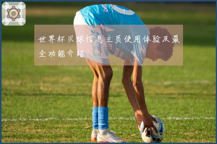 世界杯买球信息主页使用体验及最全功能介绍