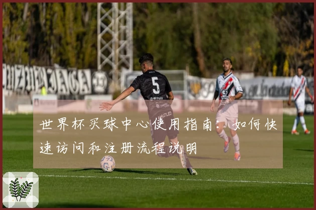 世界杯买球中心使用指南：如何快速访问和注册流程说明